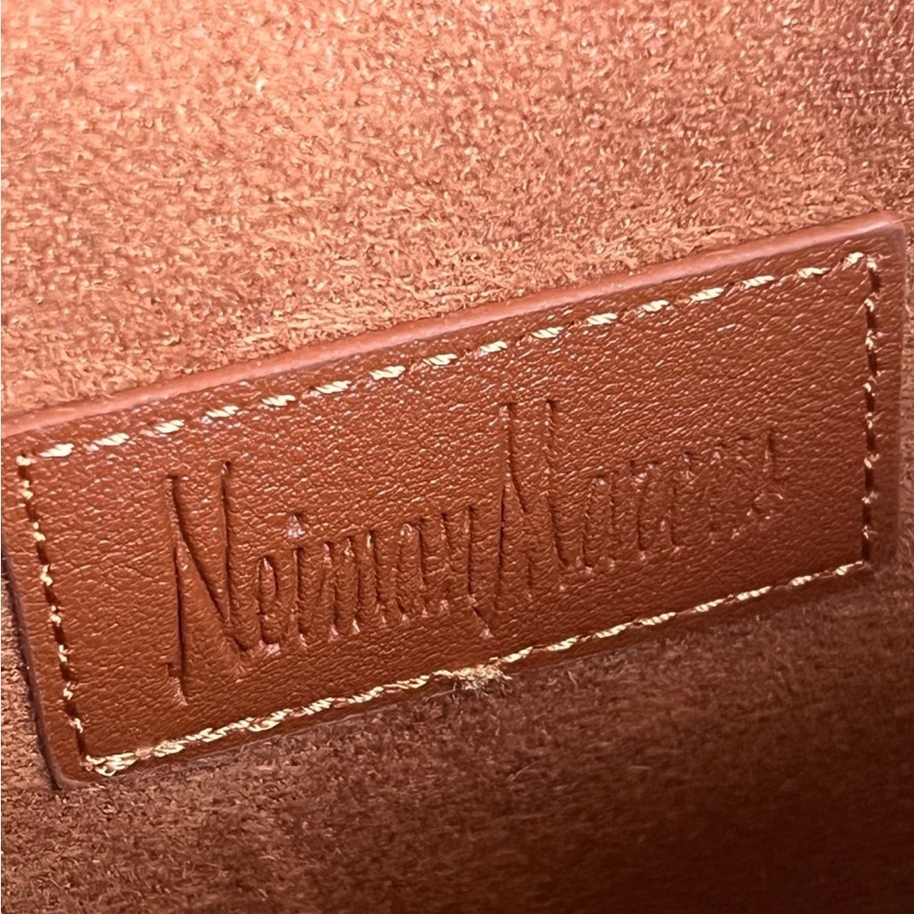 Neiman Marcus Brown Hobo Genuine Leather Shoulder Bag - Picture 8 of 9
